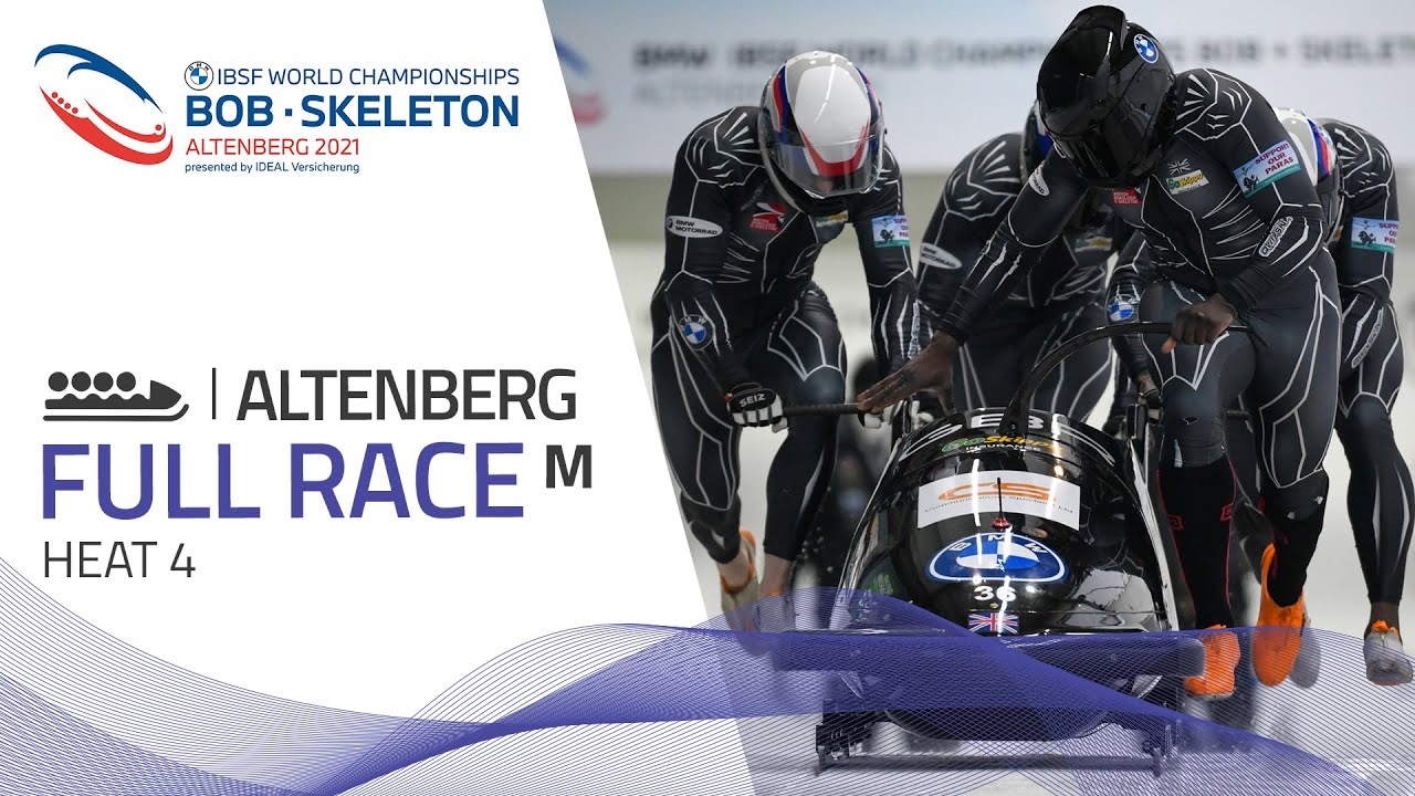 Altenberg | BMW IBSF World Championships 2021 - 4-Man Bobsleigh Heat 4 | IBSF Official